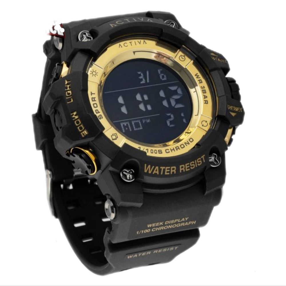 Activa Sync X Invicta Men's Digital Watch - 50mm Black